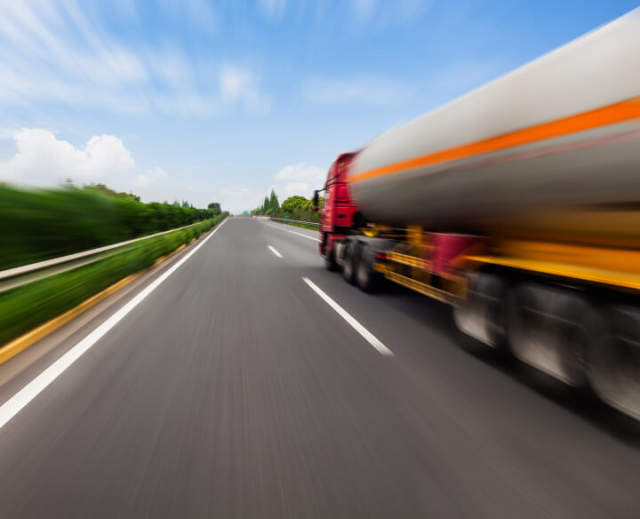 hazardous truck image